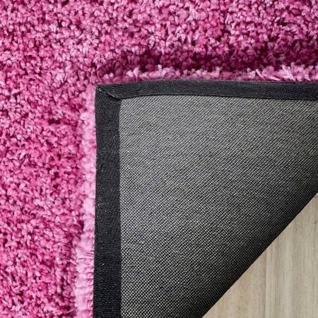 Modern Pink Plush Home Carpet